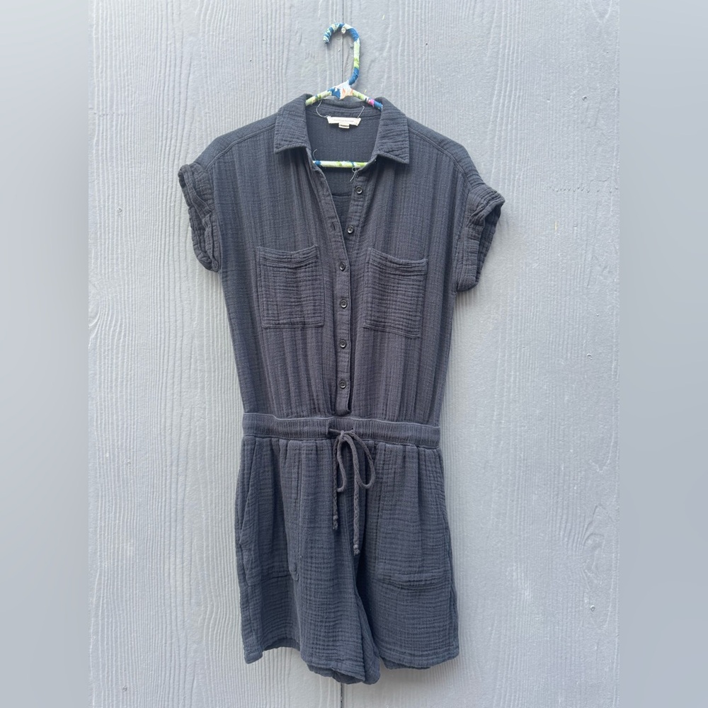 Beachlunchlounge Black Collared Jumper Size XS